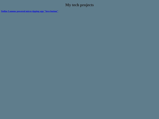projects screenshot
