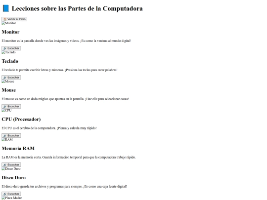 lessons screenshot