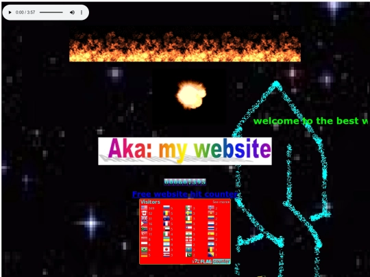 mysite screenshot