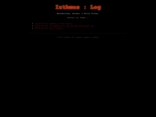 blog-index screenshot