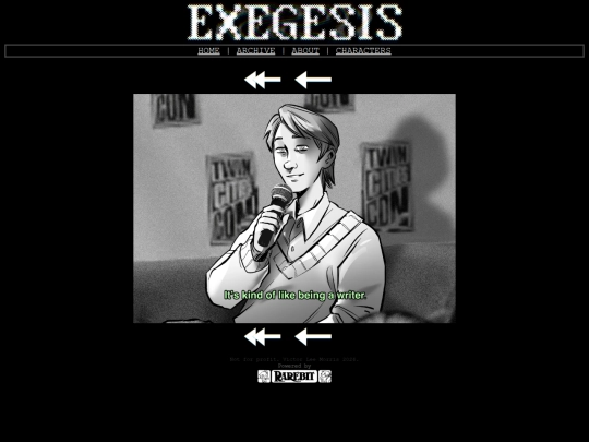 exegesis screenshot
