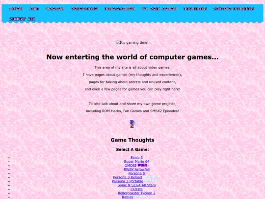 games screenshot