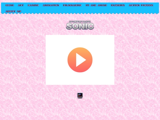games/online/ultimatesonic screenshot