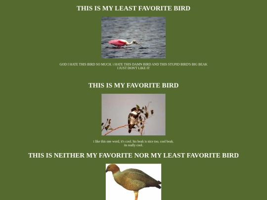 ww/birdzone screenshot
