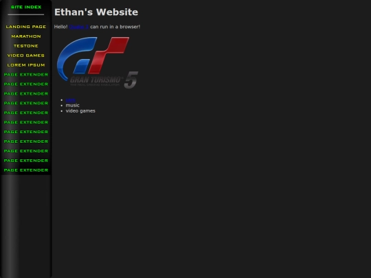 index screenshot