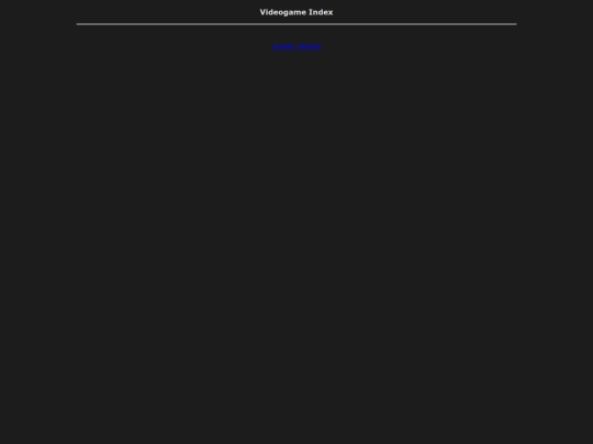 videogames/vidgsidebar screenshot