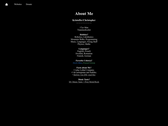 about-me screenshot