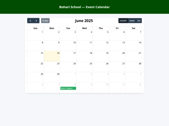 calendar screenshot