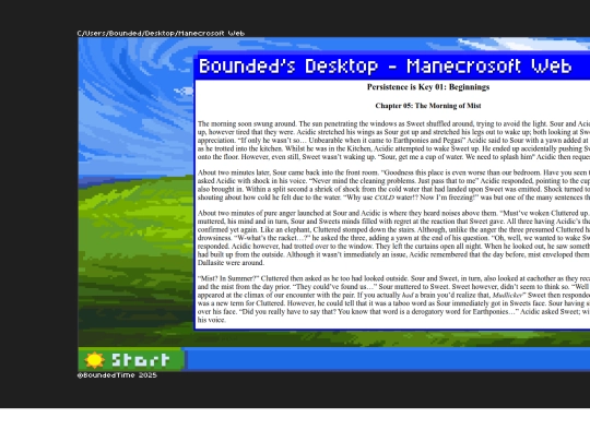 Persistence is Key 01: Beginnings (OLD)/chapter05 screenshot