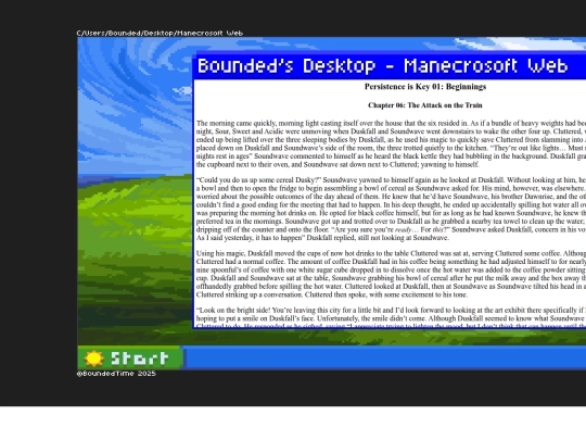 Persistence is Key 01: Beginnings (OLD)/chapter06 screenshot