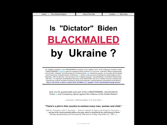 BidenBlackmailUkraine screenshot
