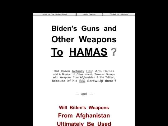BidenGunsToHamas screenshot