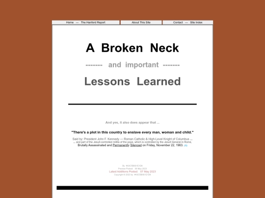BrokeNeckLessonLearn screenshot