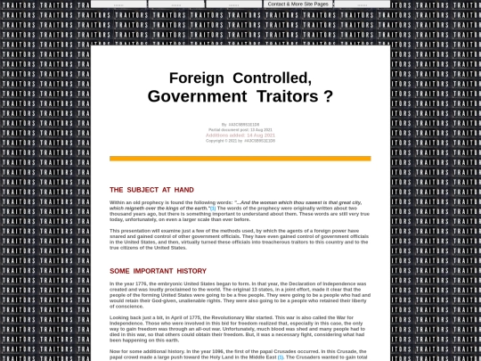 ForeignGovTraitors screenshot
