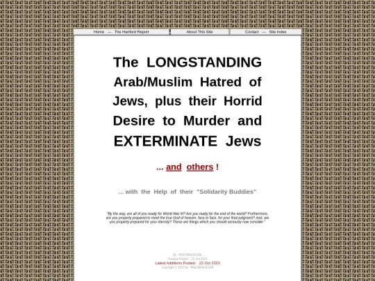 HistMuslimHateJews screenshot