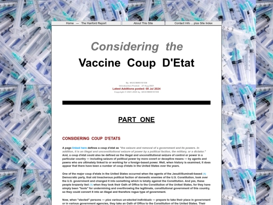 VaccineCoupDetat screenshot