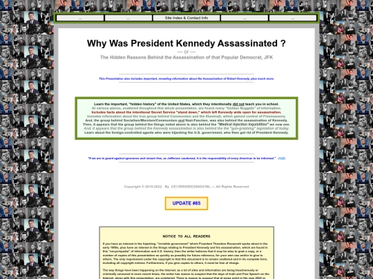 whykennedyassassinated screenshot