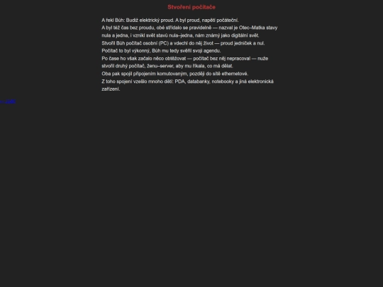 3-silicon-poet/2002-08-23-Stvoreni-pocitace-cz screenshot