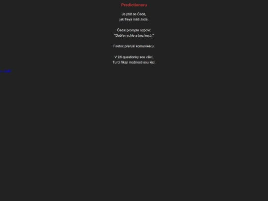 3-silicon-poet/2025-09-01-Predictioneru-cz screenshot