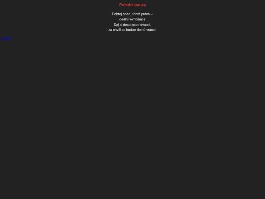 7-work-archive/2008-08-15-Poledni-pauza-cz screenshot