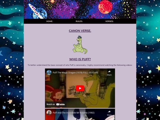 puff_verses_canon screenshot