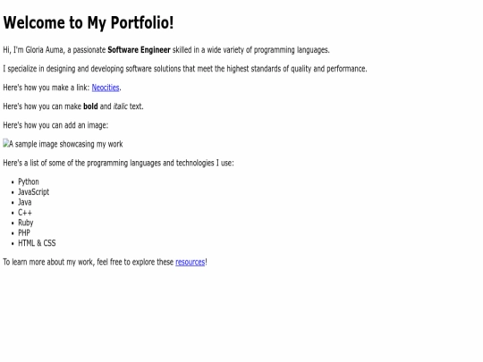index screenshot