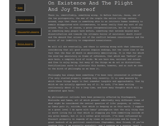 philosophy screenshot