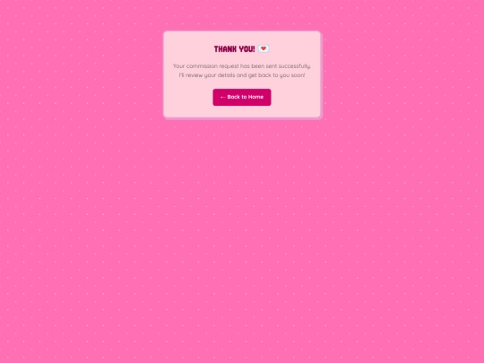 thank-you screenshot