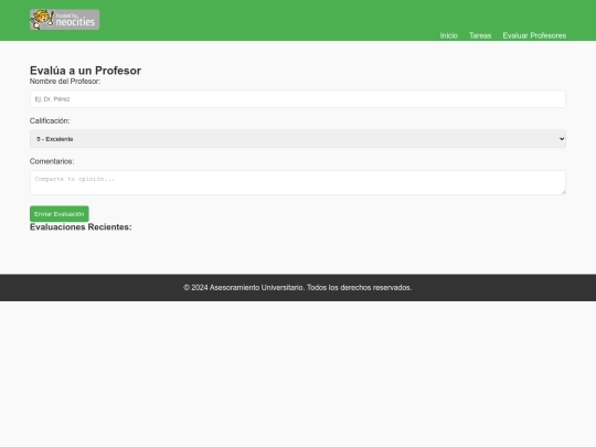 profesores screenshot