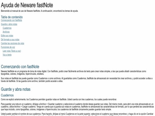 fastnote screenshot