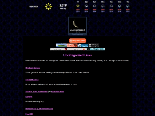Uncategorized_Links screenshot