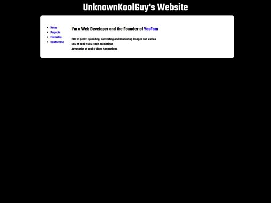 index screenshot
