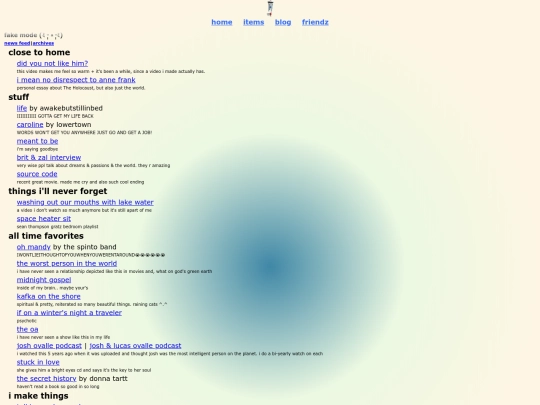 items screenshot