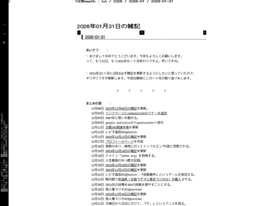 txt/zakki/2026/01/days/2026-01-31 screenshot