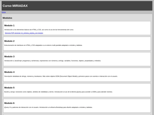 index screenshot