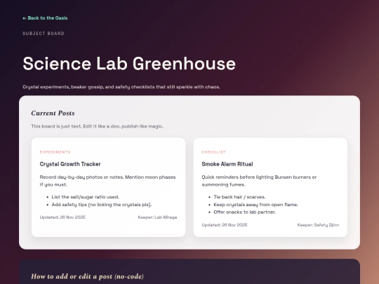 subjects/science screenshot