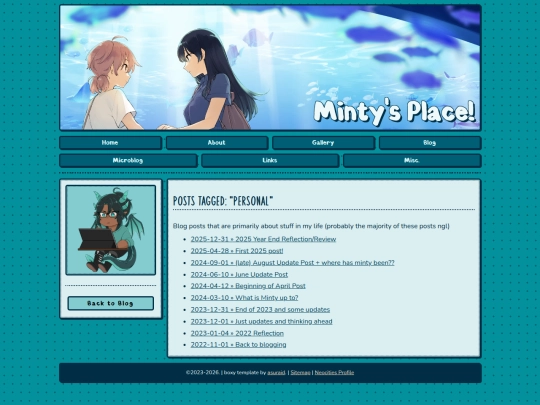 tags/personal screenshot