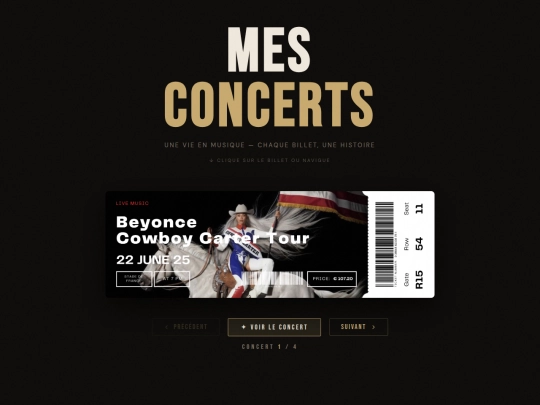 concerts screenshot