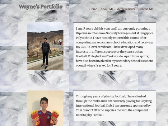 aboutme screenshot