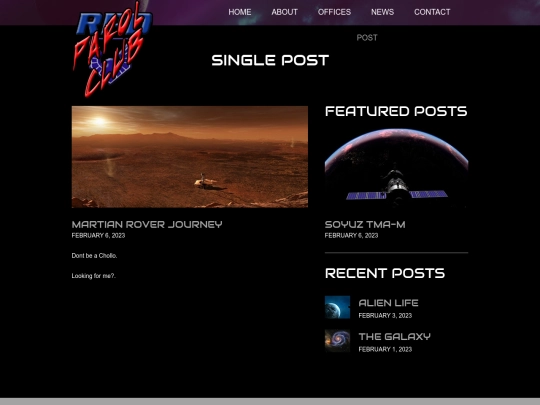 singlepost screenshot
