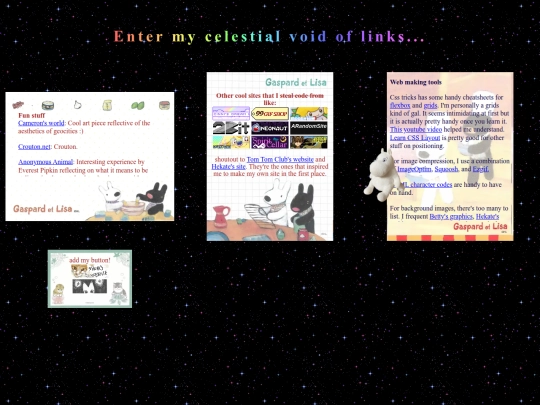links screenshot