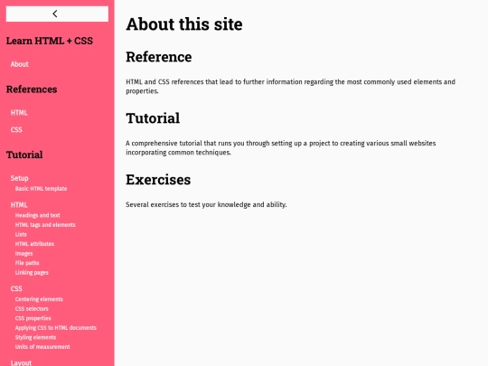 index screenshot