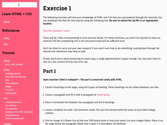pages/exercise-1 screenshot