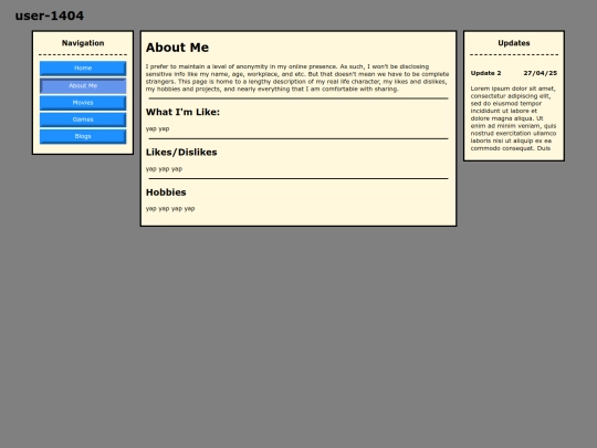 about-me screenshot