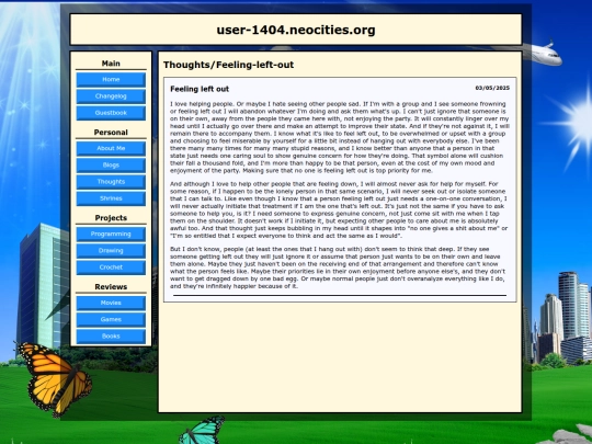 thoughts/feeling-left-out screenshot