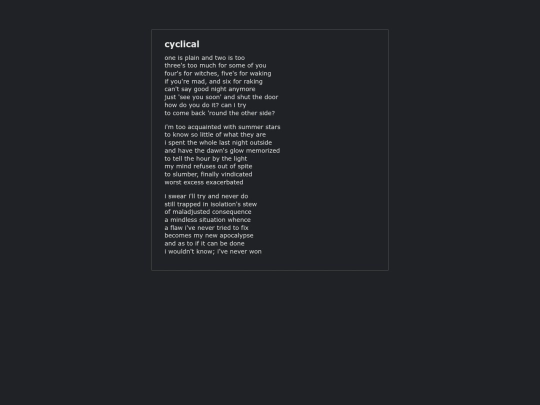 cyclical screenshot