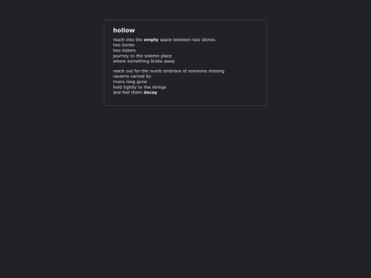 hollow screenshot
