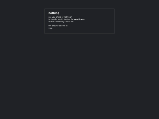nothing screenshot