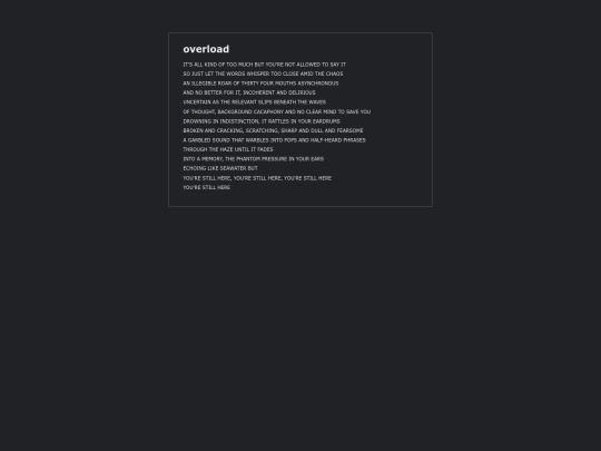 overload screenshot