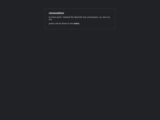 renovation screenshot